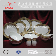 2014 newly designed 60pcs 61pcs 72pcs dinning set A B grade pearl royal bone china dinnerware set